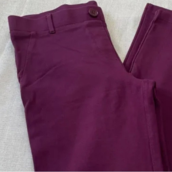 BETABRAND Womans Bootcut Yoga Classic Dress Pant Maroon Size Large - Picture 13 of 14